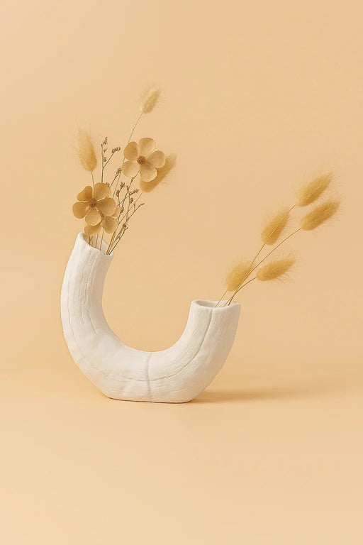 Scandinavian Geometric Ceramic Vase - LCKYHOME