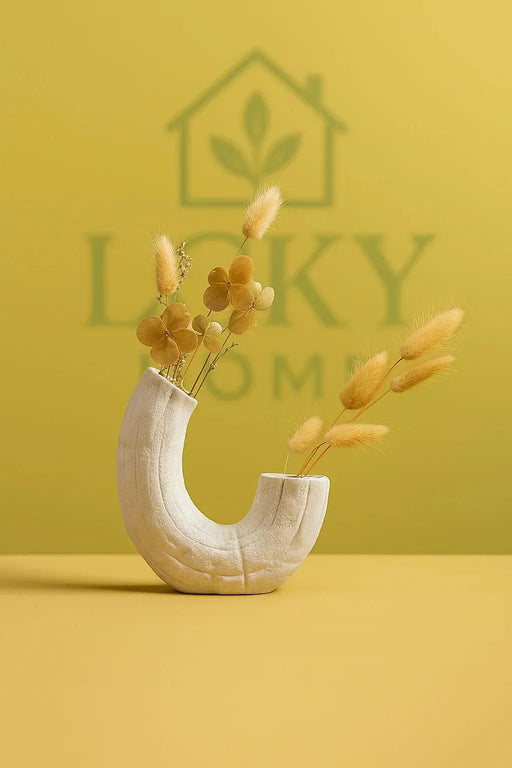 Scandinavian Geometric Ceramic Vase - LCKYHOME