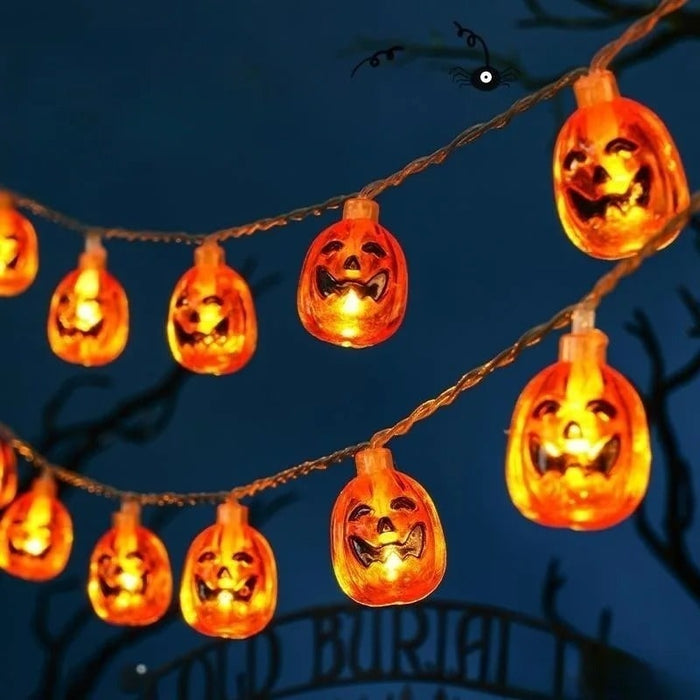 π Halloween Pumpkin String Lights β Spooky & Fun Decoration! π
