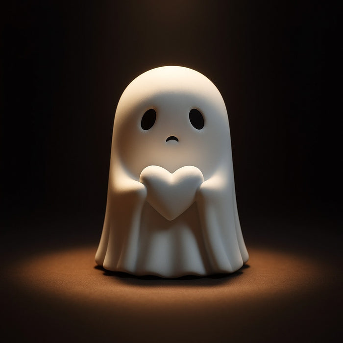 Cute &amp; Funny Ghost Figurine – Halloween Decoration