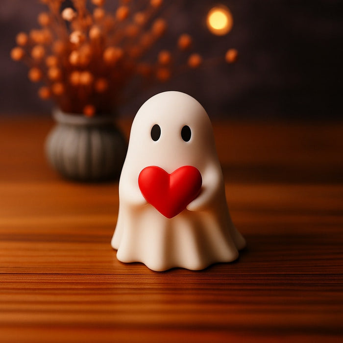 Cute &amp; Funny Ghost Figurine – Halloween Decoration